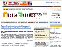 Tablet Screenshot of aiellocalabro.net